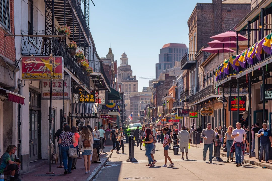 Bourbon Street in New Orleans, Louisiana Bourbon Street in New Orleans, Louisiana
