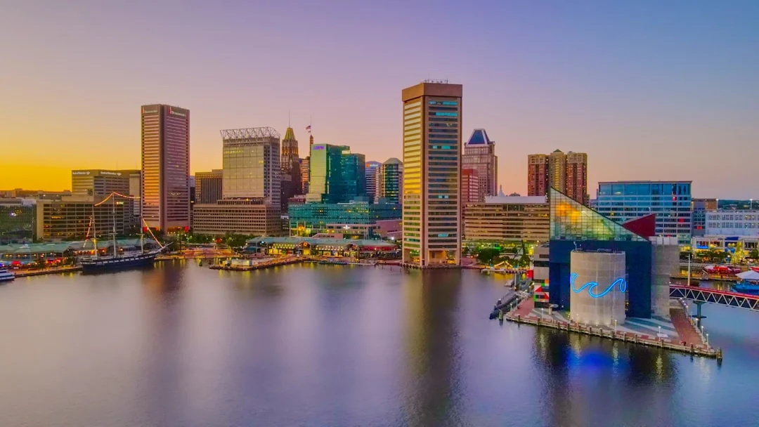 Baltimore Inner Harbor in Maryland Baltimore Inner Harbor in Maryland