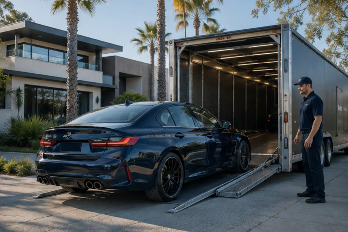 VIP Vehicle Relocation & Enclosed Transport coordinated by NIKI Auto Transport