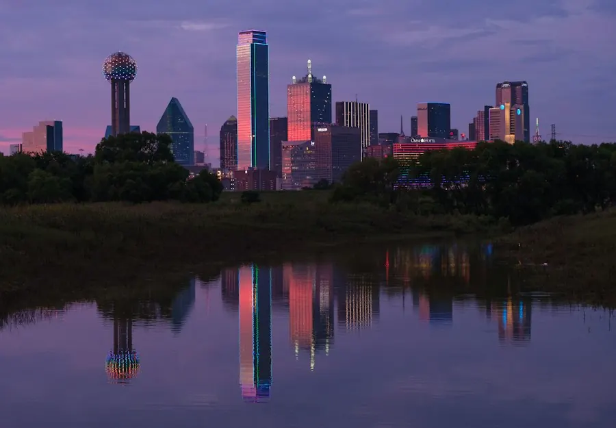 Dallas skyline in Texas Dallas skyline in Texas